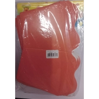 Cachepot Liso Laranja c/8 Dafesta