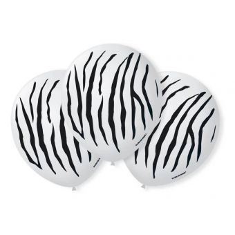 Balão Safári Zebra c/25 Balões São Roque