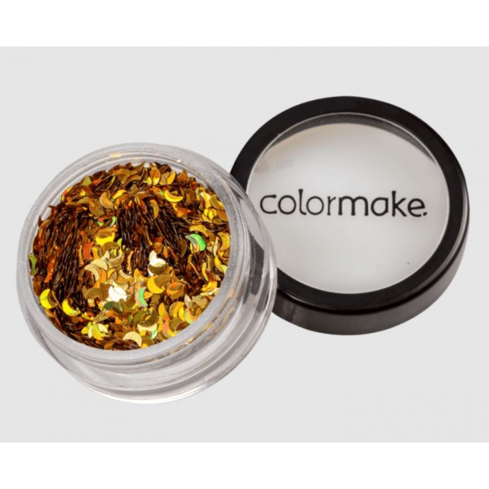 Glitter Formatos 2g Lua Ouro Colormake - Maquiagem