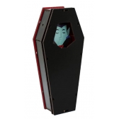 Caixão MDF Drácula 22cm com Tampa Produfest - Halloween