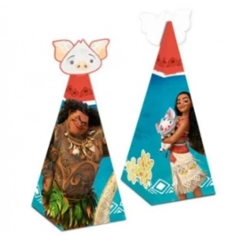 Caixa Cone Para Doces Moana c/8 Regina Festas