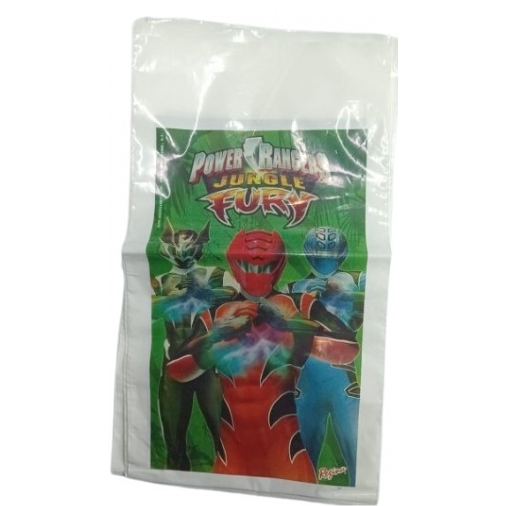 Sacola Plástica Power Rangers Jungle Fury c/8 Regina Festas - Outlet