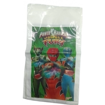 Sacola Plástica Power Rangers Jungle Fury c/8 Regina Festas