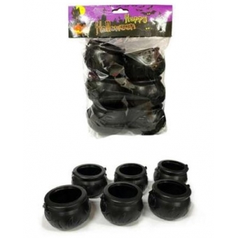 Mini Balde Caldeirão da Bruxa c/6