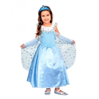 Fantasia Princesa do Gelo Elsa Infantil Rei Eli Ana