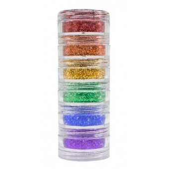 Torre Glitter em Pó Colormake 6 Cores