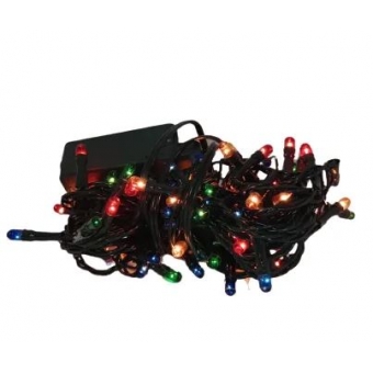 Pisca Micro Lâmpadas 100 Led 5 Metros 220V Colorido Fio Verde