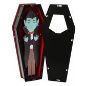 Caixão MDF Drácula 22cm com Tampa Produfest - Halloween