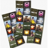 Adesivo Quadrado Free Fire c/30 Festcolor - Temas Infantis