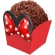 Forminha Brigadeiro Minnie Orelha c/ Laço c/24 Festa Maluca - Temas Infantis
