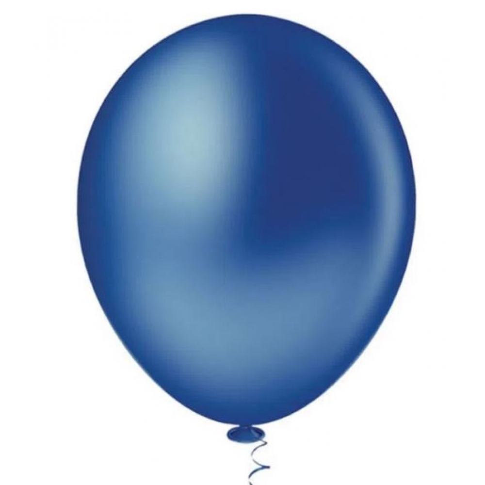 Balão 9 Liso Azul Escuro c/50 Pic Pic - Balões