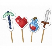 Picks Decorativos Mini Pixels c/4 Junco - Temas Infantis