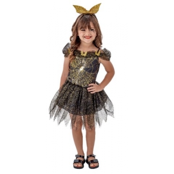 Fantasia Bruxinha Dourada Bibi Infantil Anjo