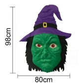 Painel E.V.A 3D Halloween Bruxa Gigante Piffer - Halloween