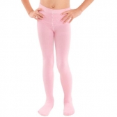 Meia Calça Lisa Infantil Rosa - Acessórios para fantasia