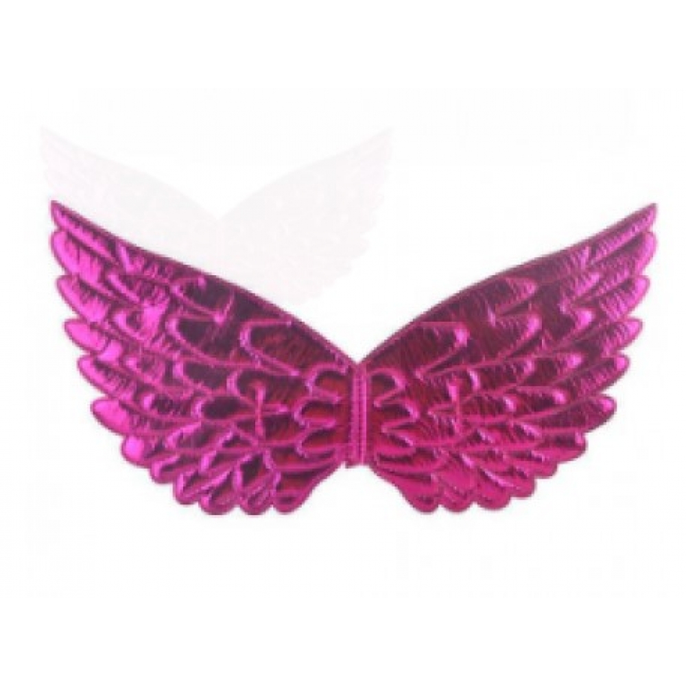 Asa de Anjo Infantil Metalizada Rosa Pink - Acessórios para fantasia