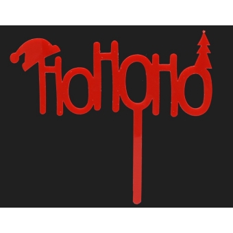Topo de Bolo Natal Ho Ho Produfest