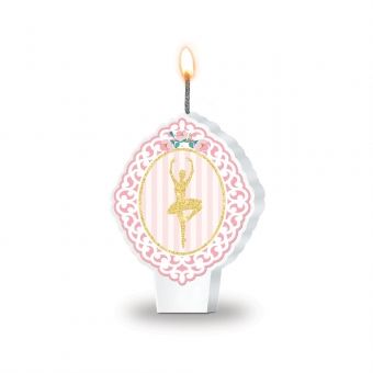 Vela de Aniversário Bailarina Junco