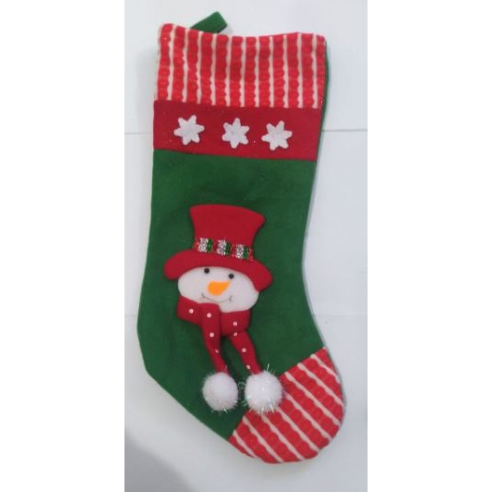 Bota Natalina Boneco de Neve - Natal