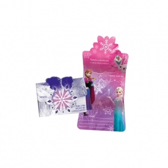 Convite Grande Frozen c/8 Regina Festas