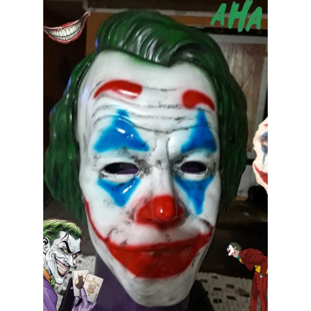 Máscara Coringa Joker Fibra de Vidro - Máscaras