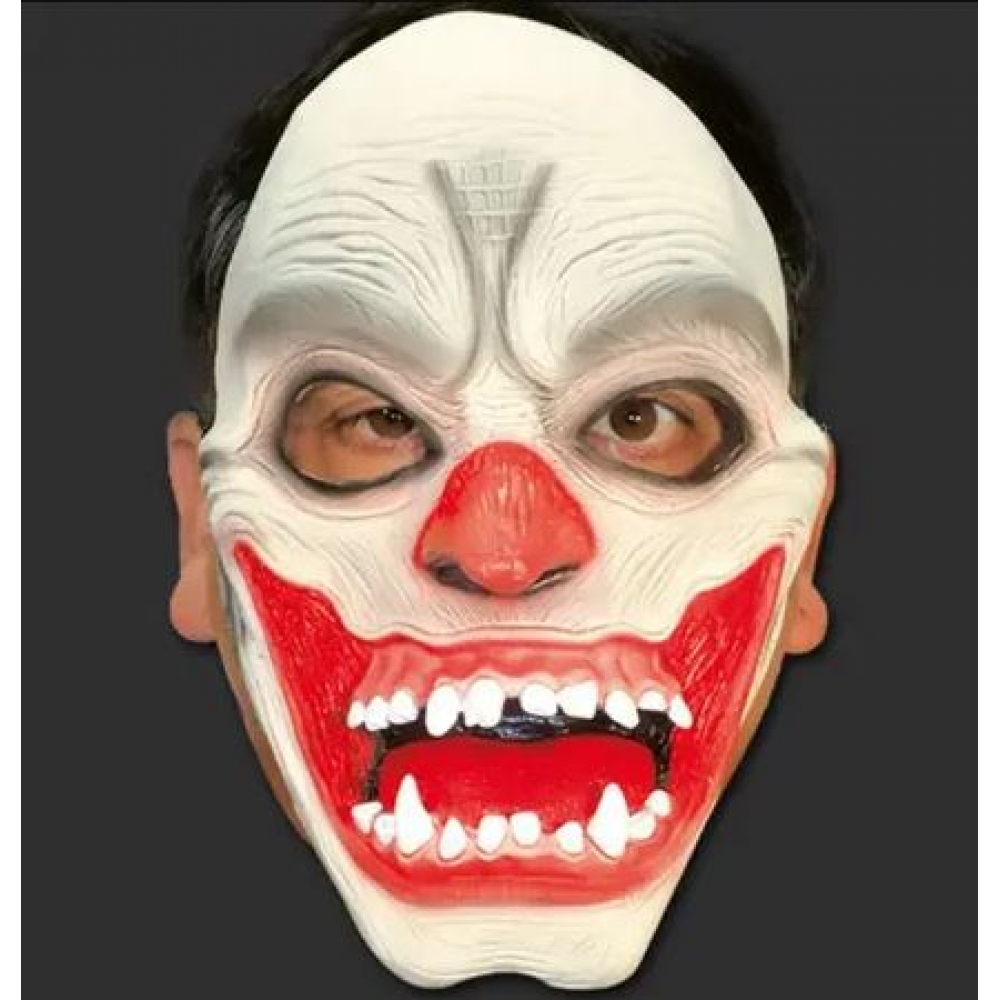 Máscara Látex Palhaço Malvado Elástico Spook - Máscaras Halloween