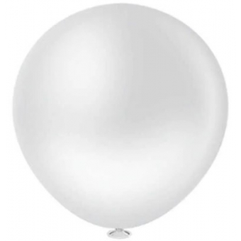 Balão FatBall Liso Branco Pic Pic