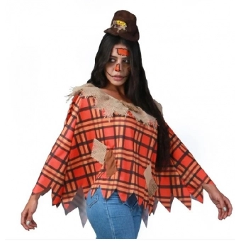 Poncho Espantalho Adulto Sulamericana