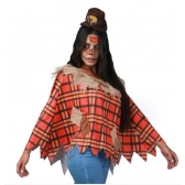 Poncho Espantalho Adulto Sulamericana - Fantasias Adultos