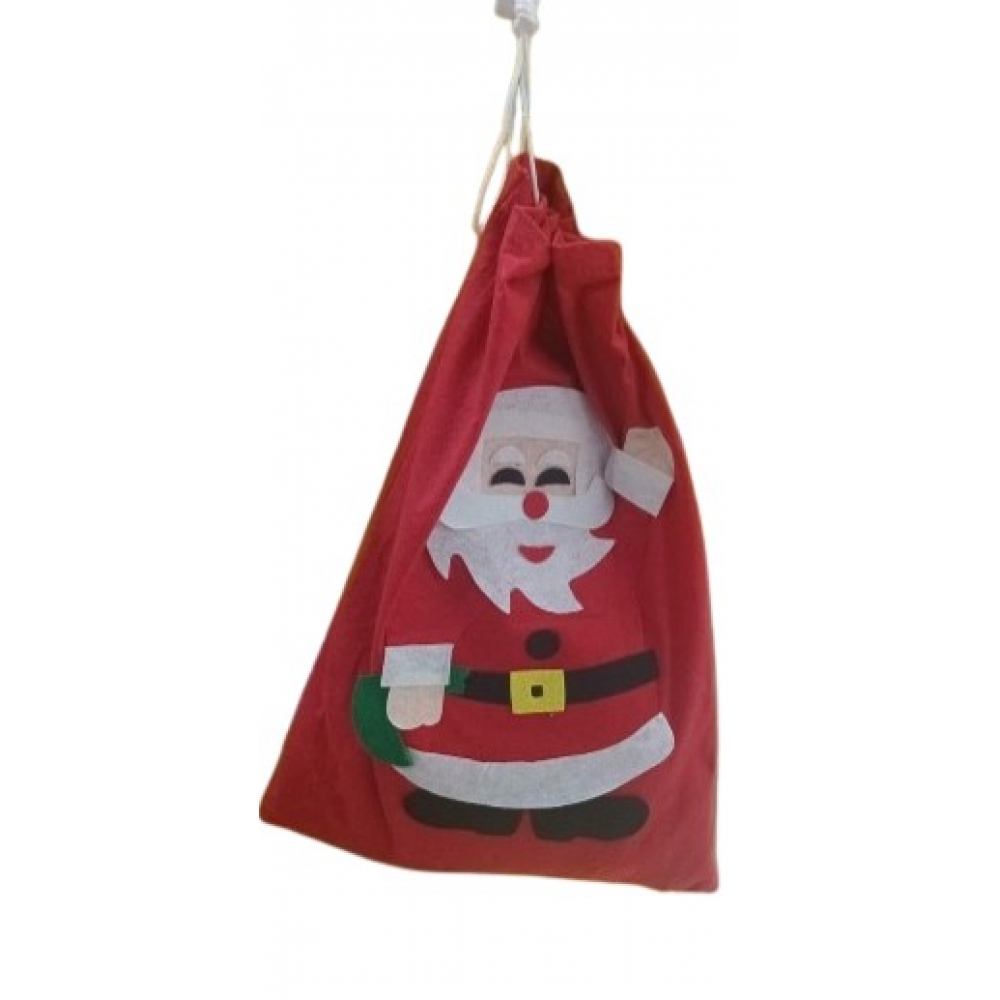 Saco Feltro Natal Papai Noel Sortido Pequeno - Natal