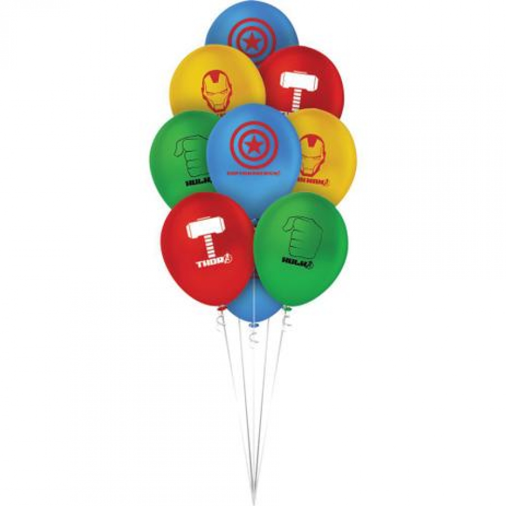 Balão Especial 9 Avengers c/25 Regina Festas - Temas Infantis