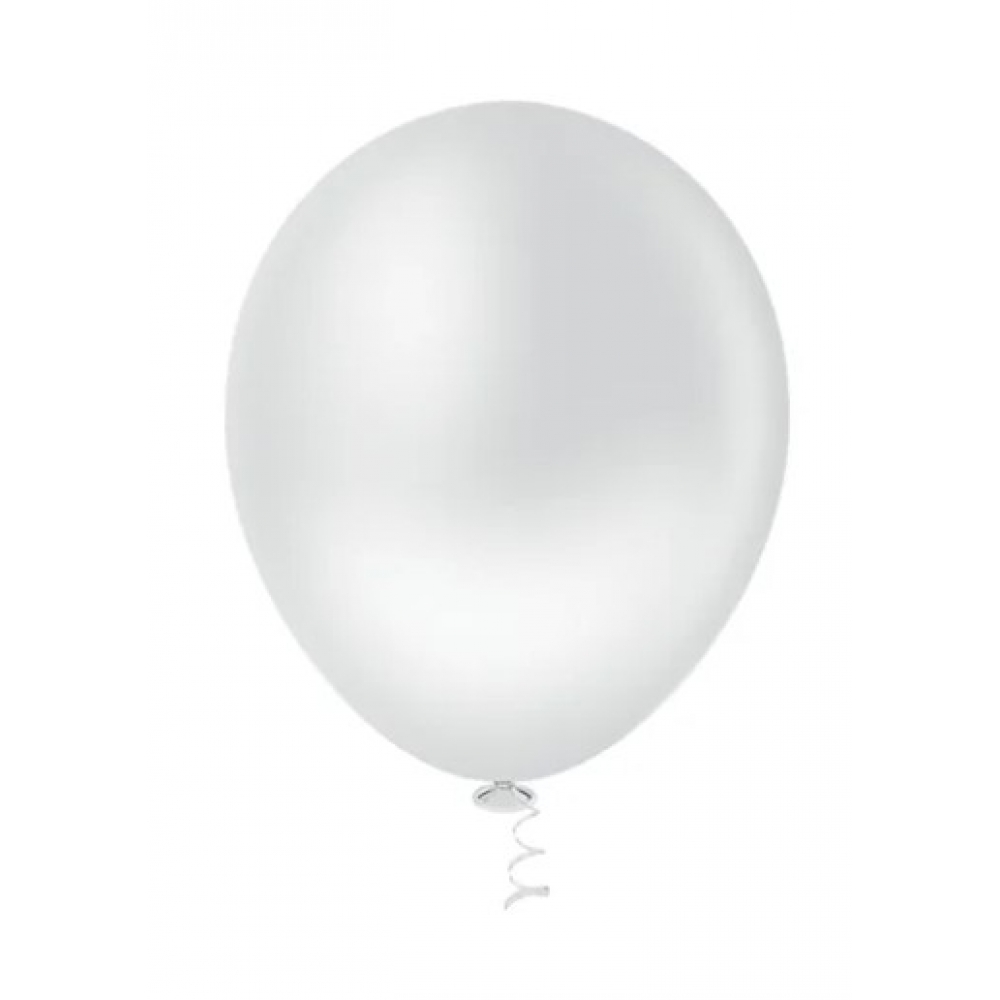 Balão 5 Pérola Branco c/25 Pic Pic - Balões