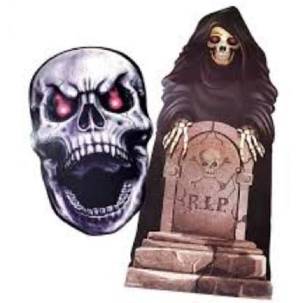 Kit Painel Halloween Caveira c/2 Kaixote - Halloween