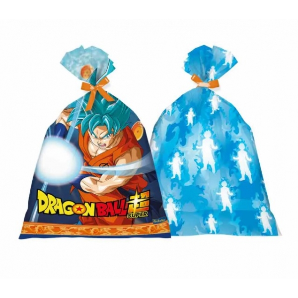 Sacola Plástica Dragon Ball c/8 Festcolor - Temas Infantis