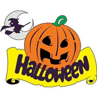 Painel Faixa E.V.A Halloween Abóbora Grinfest