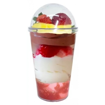 Copo Confeiteiro Bolha 400ml Transparente