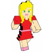 Painel Menina Game Minecraft Grintoy - Temas Infantis