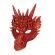 Máscara Dragão Vermelho de Látex - Máscaras