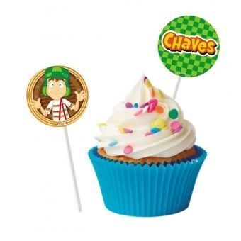 Bandeirinha Para Doces Chaves c/8 Festcolor