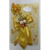 Caderno de Assinaturas de Casamento Dourado Modelo 1 Grande - Casamento
