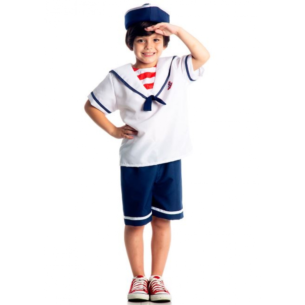 Fantasia Marinheiro Infantil Sulamericana - Fantasias Infantis