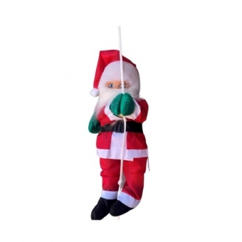 Enfeite Natal Papai Noel na Corda