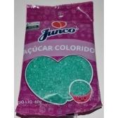 Açúcar Colorido Verde 60g Junco - Doces para Festa