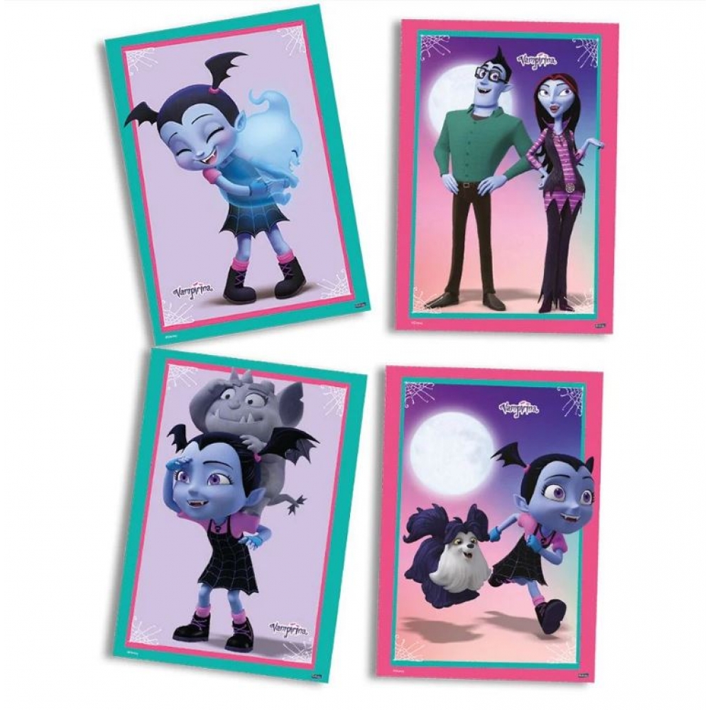 Quadros Decorativos Vampirina c/4 Festcolor - Temas Infantis
