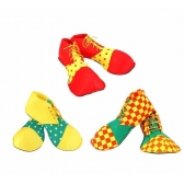 Sapato de Palhaço Adulto Colorido Espuma - Acessórios para fantasia