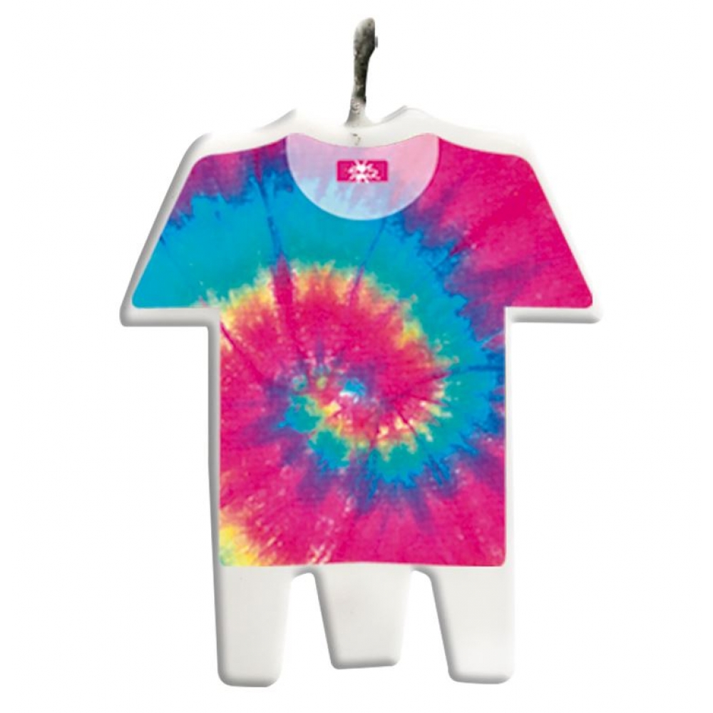 Vela de Aniversário Tie Dye Festcolor - Temas Infantis