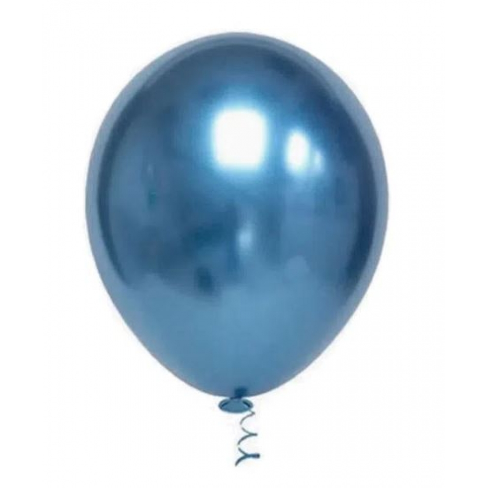 Balão 9 Platino Azul c/25 Pic Pic - Balões