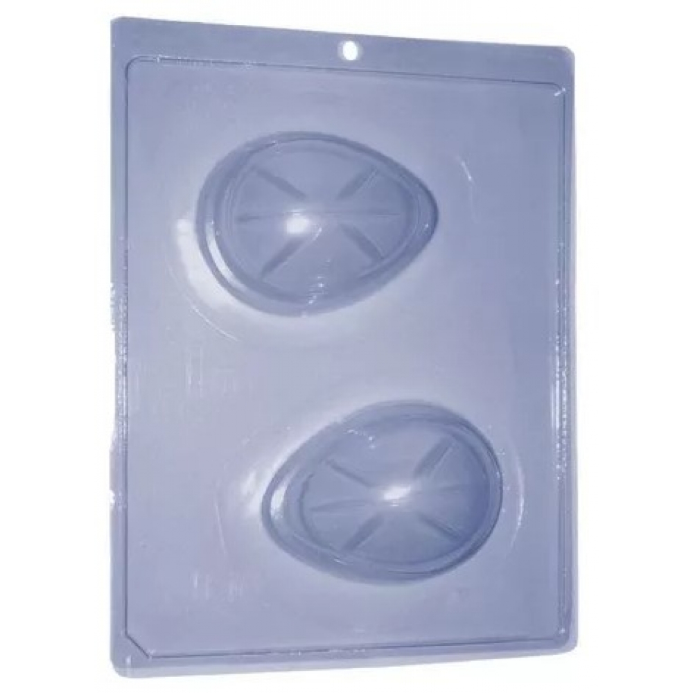 Forma de Silicone Para Ovo de Páscoa 100g c/3 Anelli - Páscoa