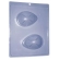Forma de Silicone Para Ovo de Páscoa 100g c/3 Anelli - Páscoa
