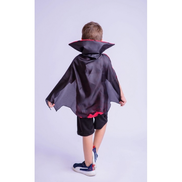 Fantasia Vampiro Halloween Infantil Muvilê - Fantasias Infantis